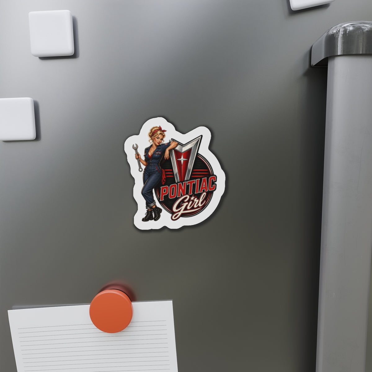 Pin-up Pontiac Girl Magnet Blonde