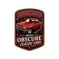 Obscure Car Obsessed Vinyl Decal