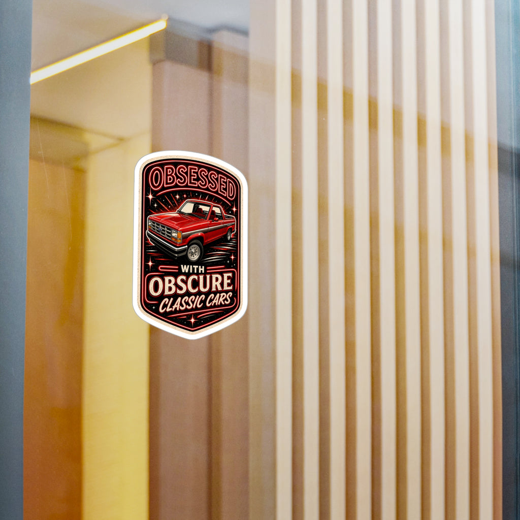 Obscure Car Obsessed Vinyl Decal