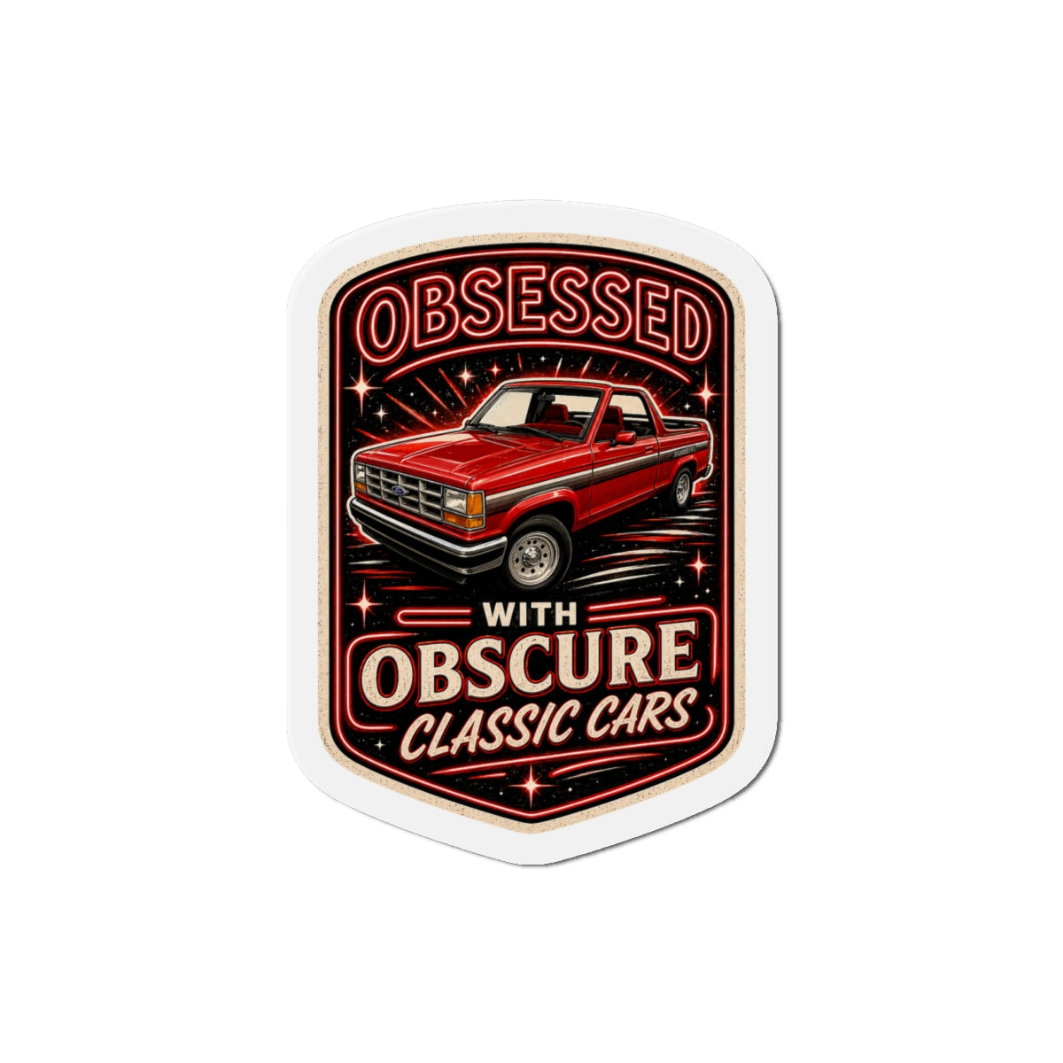 Obscure Car Obsessed Magnet