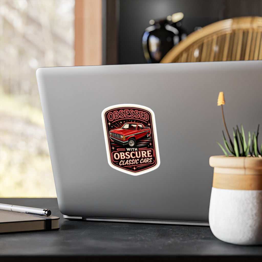 Obscure Car Obsessed Vinyl Decal